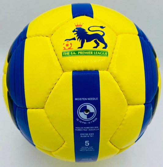 Nike T90 Aerow F.A Premier League 2005-2006 match ball size 5 color yellow